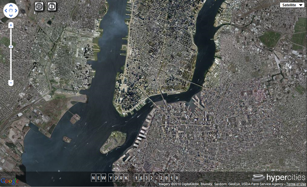 New York, base aerial photo.