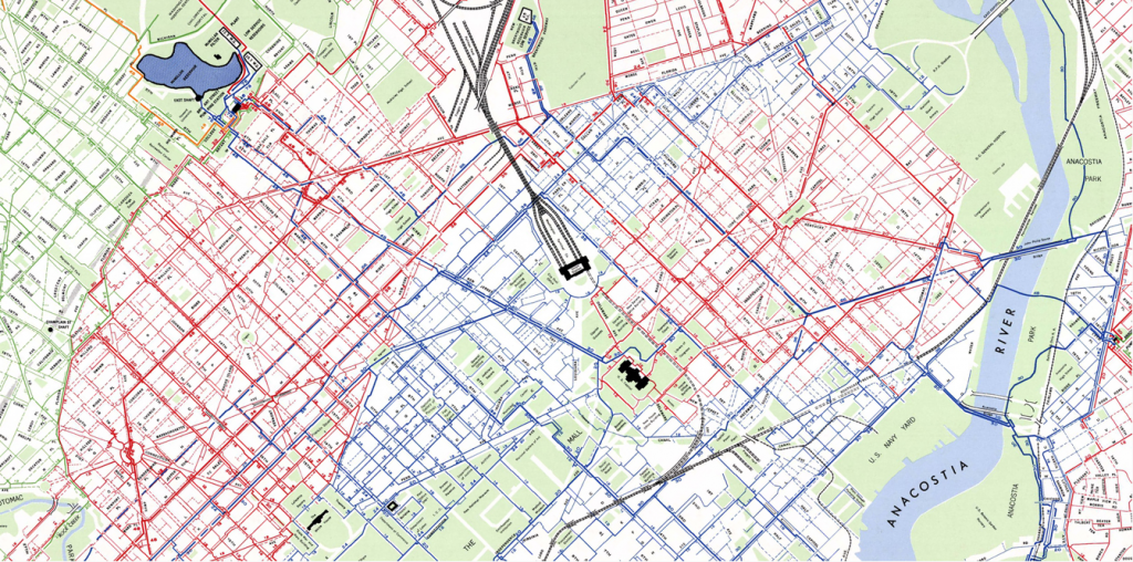 DC WASA map 1985 cap hill