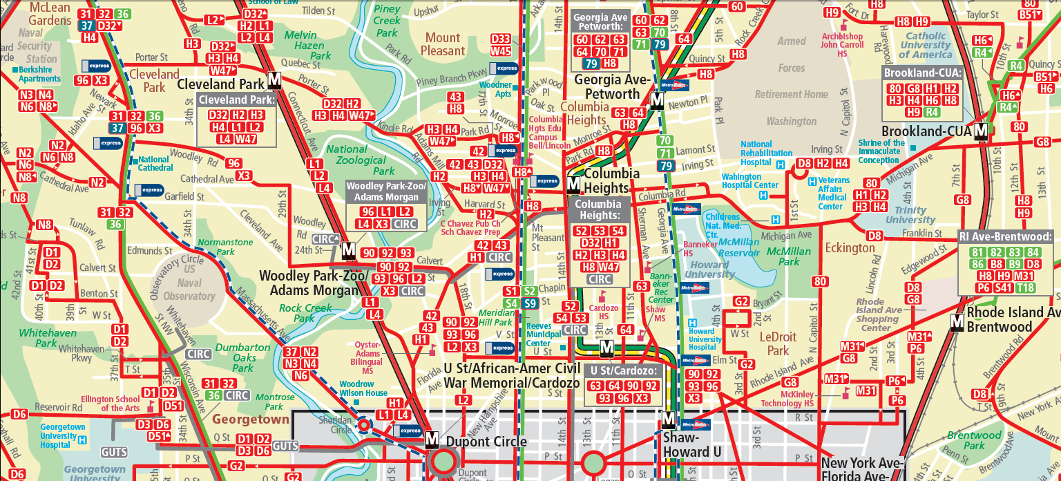 Metro highlights frequency in new bus map « City Block