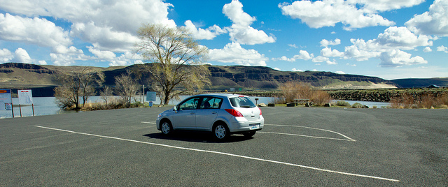 big parking space